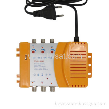 High Performance 47-862 Mhz 30 Gain Indoor Uhf &amp;vhf Signal Amplifier 